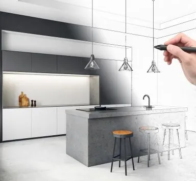 Painted splashback